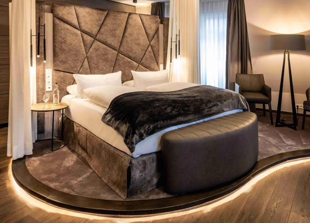 Luxuriöses Zimmer im Moselschlösschen Spa & Resort